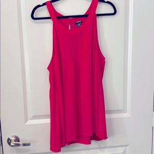 Torrid  pink blouse with front pleats